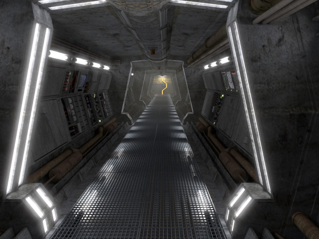 Old space corridor preview image 1